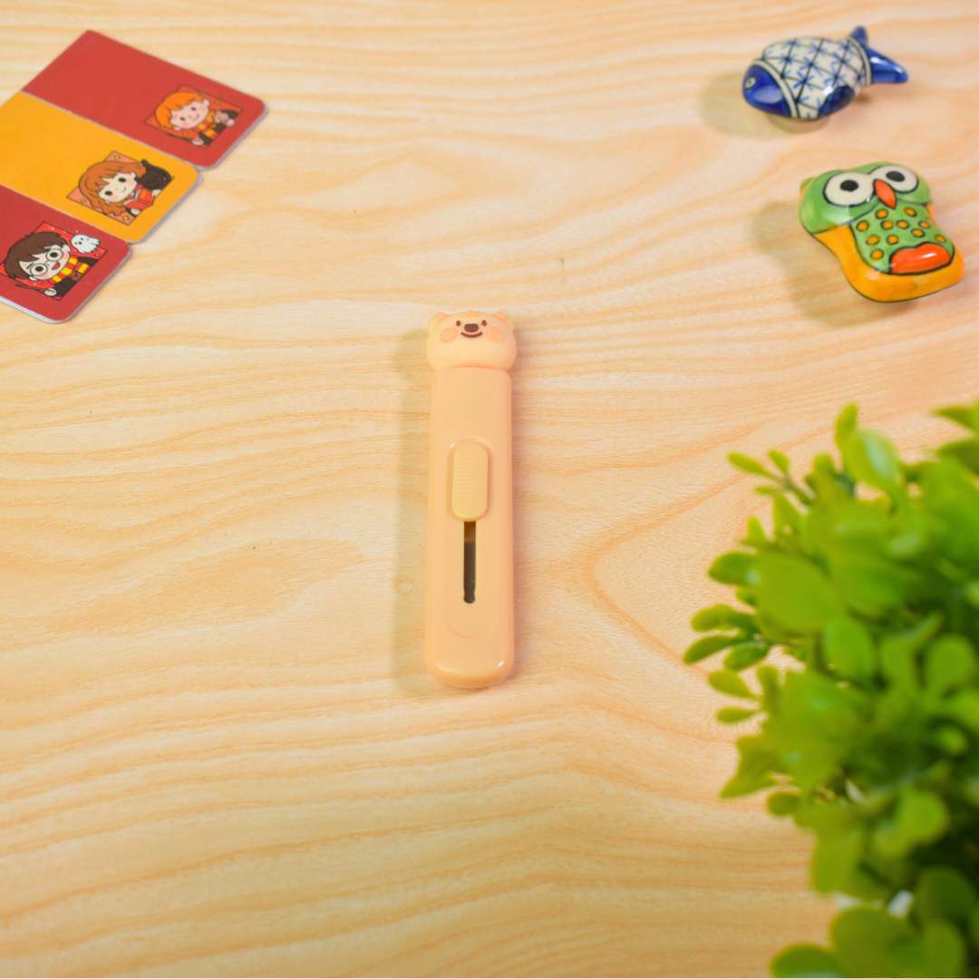 Cute Mini Utility Cutter – Cartoon Character Paper Cutter for Kids (Assorted)