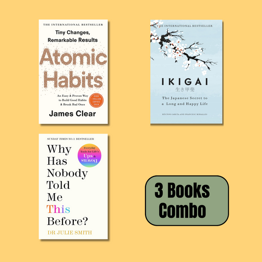 [Combo] Atomic Habit-Ikigai-Why Has Nobody Told Me this Before (Paperback)