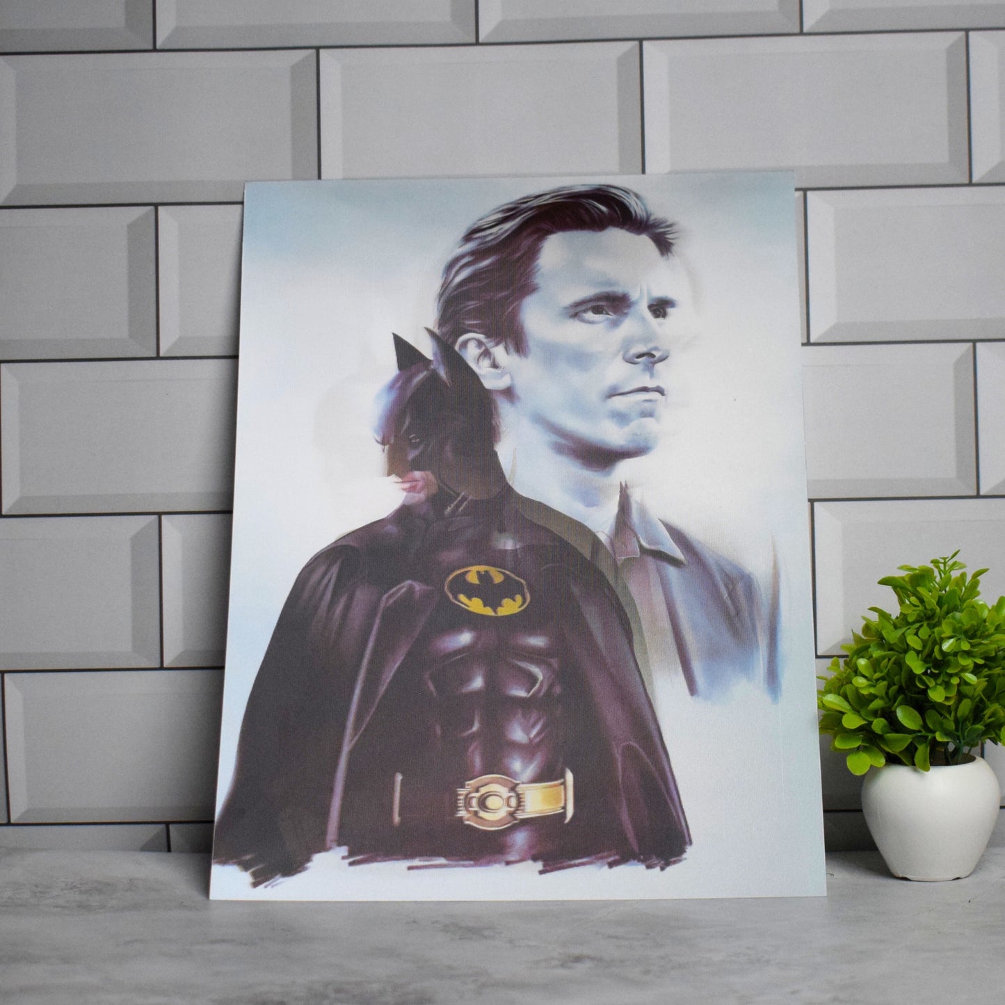 Batman Bruce Wayne Dual Identity Artwork – 3D Lenticular A3 Poster