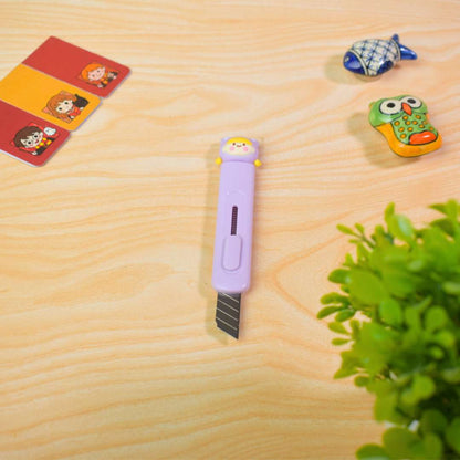 Cute Mini Utility Cutter – Cartoon Character Paper Cutter for Kids (Assorted)