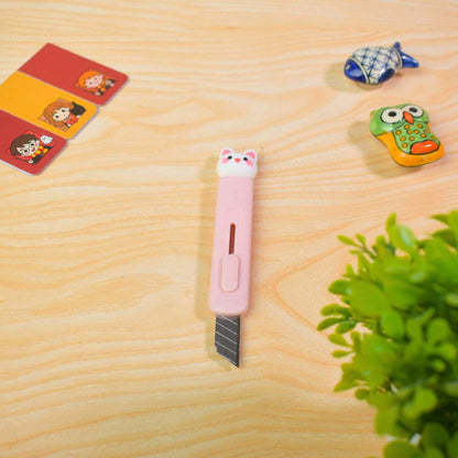 Cute Mini Utility Cutter – Cartoon Character Paper Cutter for Kids (Assorted)