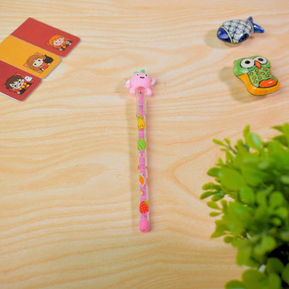 Cute Fruit Character Pen – Cartoon Top Writing Pen for Kids