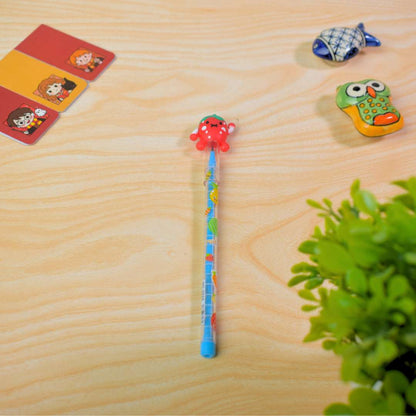Cute Fruit Character Pen – Cartoon Top Writing Pen for Kids