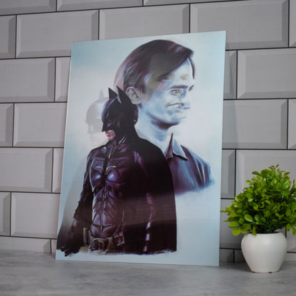 Batman Bruce Wayne Dual Identity Artwork – 3D Lenticular A3 Poster
