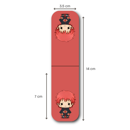 Naruto Akatsuki Magnetic Bookmarks – Set of 6 | Chibi Itachi, Pain, Deidara & More