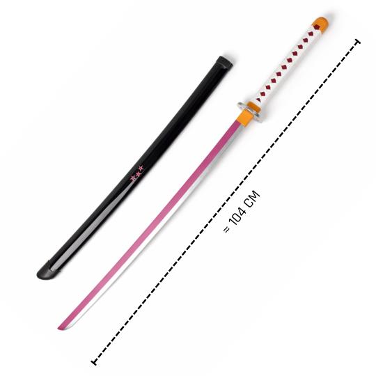 Kanao Tsuyuri – Demon Slayer Pink Nichirin – Wooden Katana Replica (104 cm)