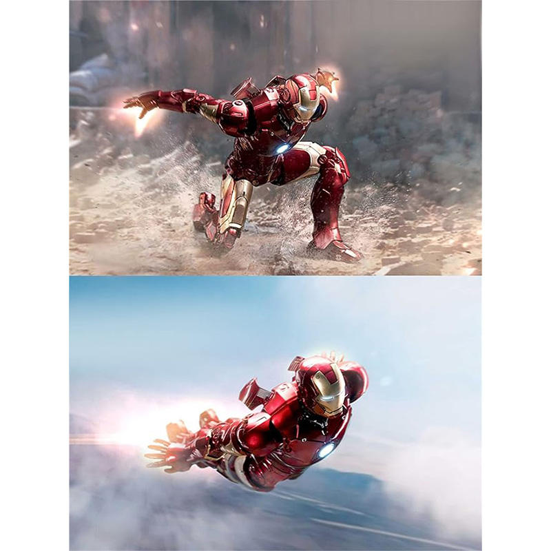 Iron Man Mark 3 — ZD Toys Action Figure - LED Light-Up edition - image 4