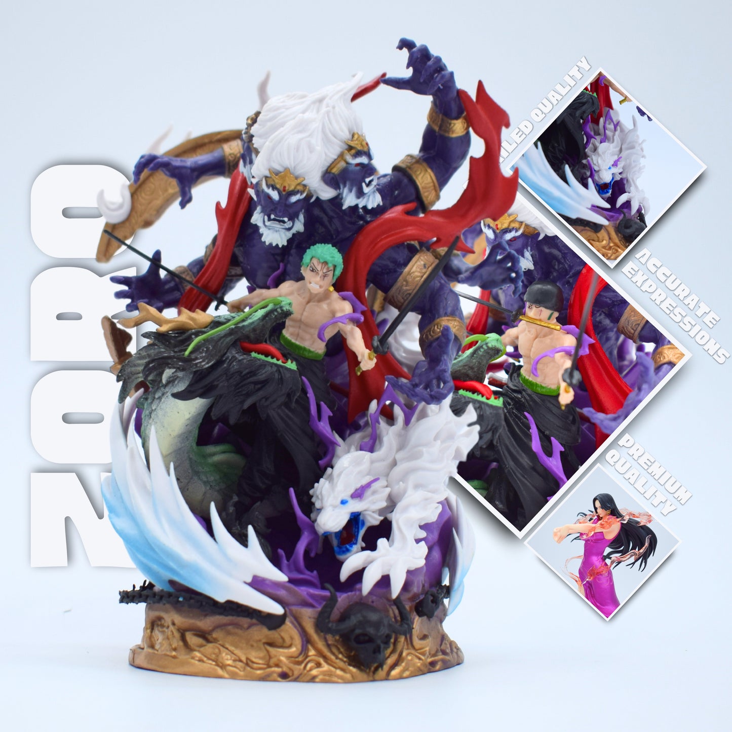 Zoro Asura Battle Diorama Figure – 19.5cm One Piece
