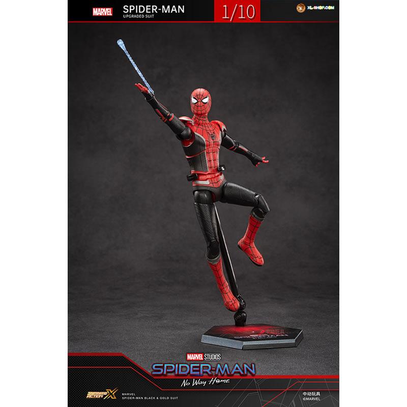 Spider-Man Upgraded Suit ZD Toys Action Figure – 1/10 Scale Marvel Collectible (No Way Home)