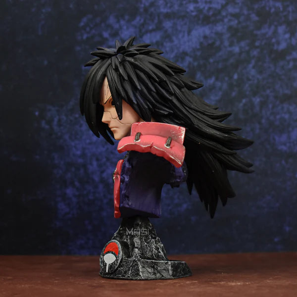 Madara Uchiha Head Action Figure With Stand (15 Cm Height) - Naruto