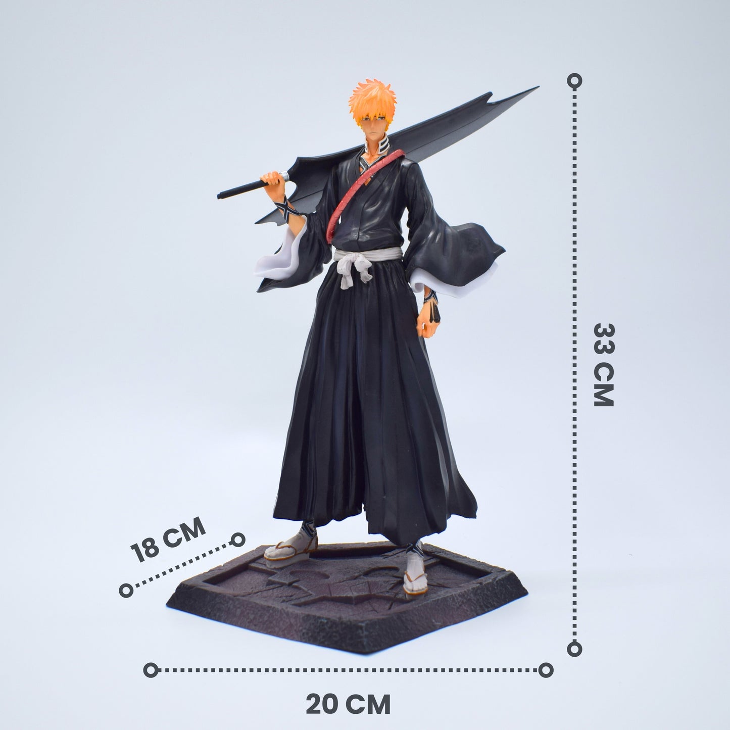 Ichigo Kurosaki – 33cm Premium Anime Figure with Bankai Sword