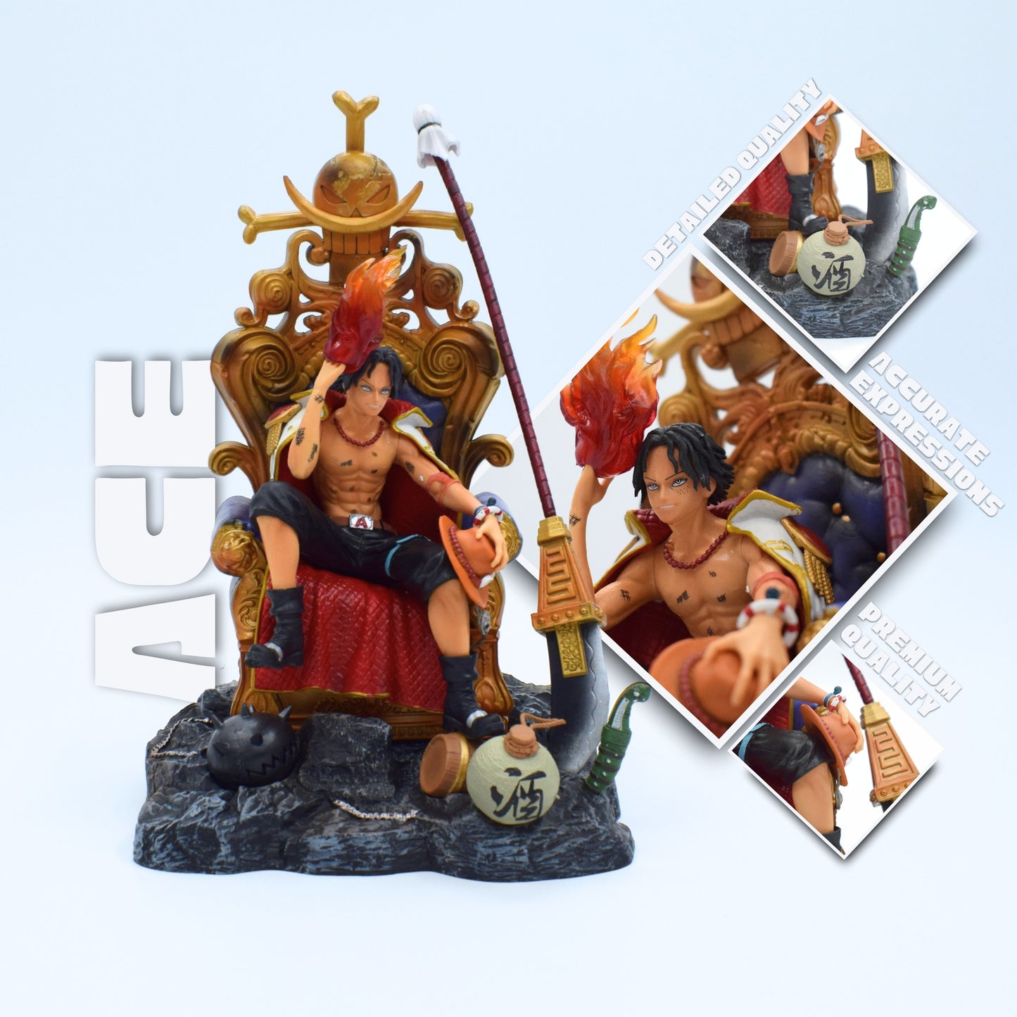 Portgas D. Ace Throne Edition – 30cm Premium Anime Collectible Figure