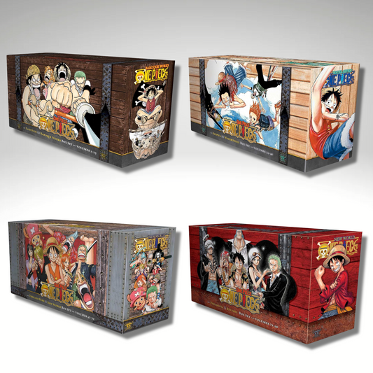 [Combo] One Piece Box Set Vol 1-4:- Manga Volumes (1-90)