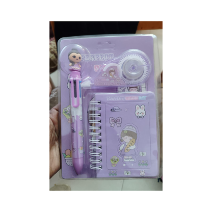 Perfect Girls Day Stationery Gift Set – Notebook, Pen & Correction Tape