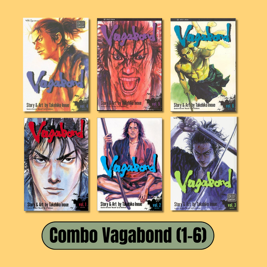 [Combo] Vagabond: Vol 1-6 By Takehiko Inoue (Paperback)