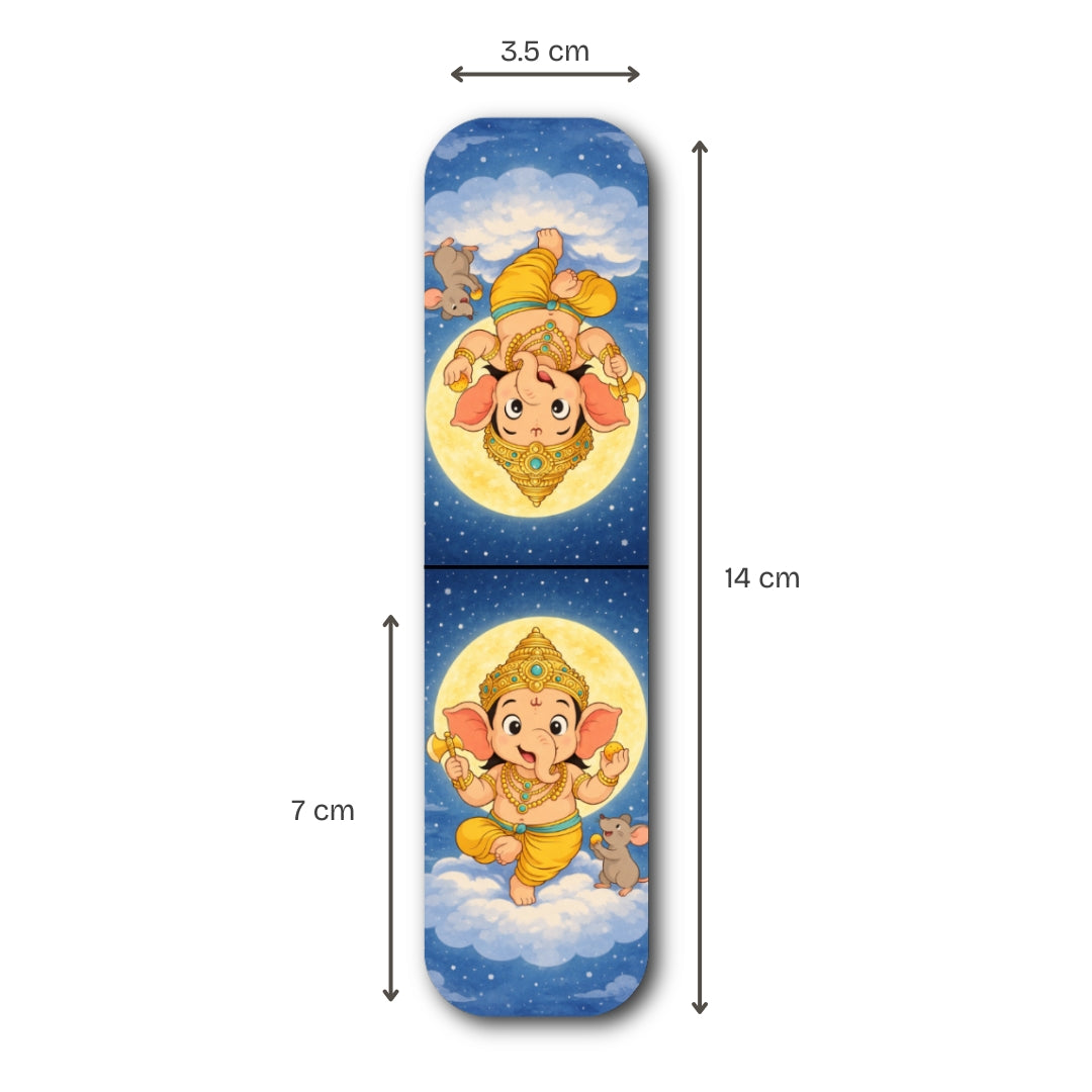 Divine Sanatani Gods Magnetic Bookmark Set – Cute Hindu Deities | Set of 6