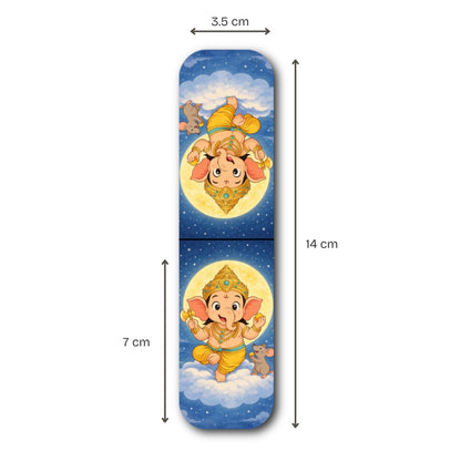 Divine Sanatani Gods Magnetic Bookmark Set – Cute Hindu Deities | Set of 6