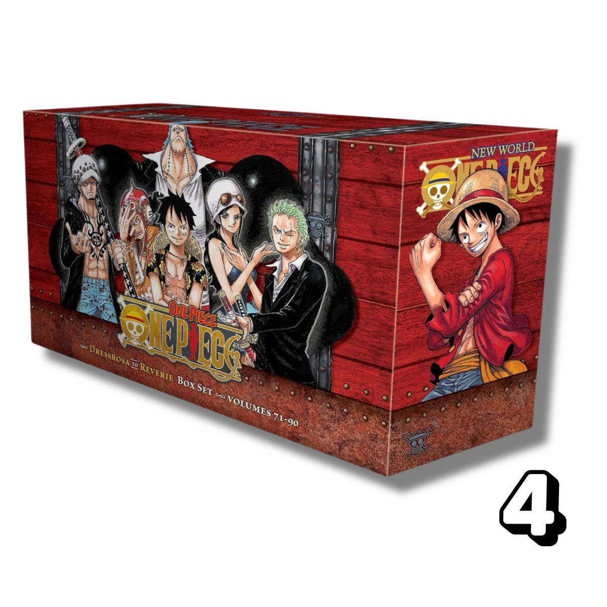 Combo] One Piece Box Set Vol 3-4: Manga Volumes (47-90) – Gyaanstore