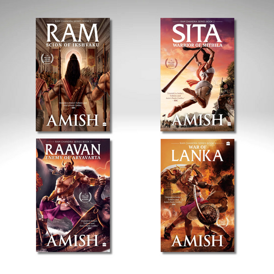 Combo Collection Ramachandra Series by Amish Tripathi (Set Of 4 Books) (Paperback)