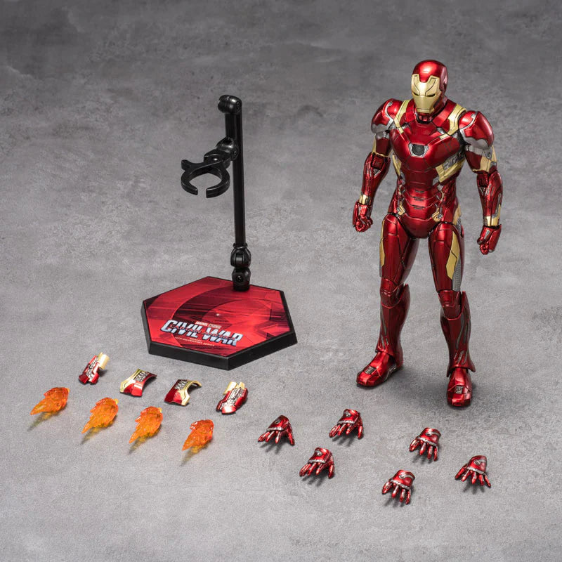Iron Man Mark XLVI ZD Toys Action Figure – 1/10 Scale Marvel Collectible (Captain America: Civil War)