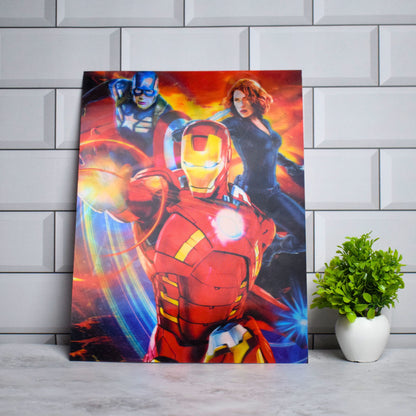 Avengers Action Trio Poster – 3D Lenticular A3 Poster