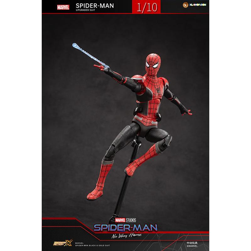 Spider-Man Upgraded Suit ZD Toys Action Figure – 1/10 Scale Marvel Collectible (No Way Home)