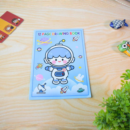 Art & Stationery Kit with Colors – Zip Pouch Set (Cute Girl, Space Travel & Cute Bunny Themes)