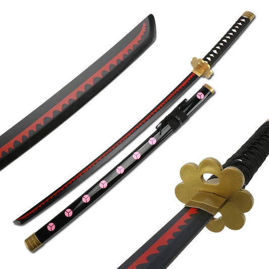 Anime One Piece Cosplay 104 cm Zoro Wooden Sword Shusui Life Size Replica Katana