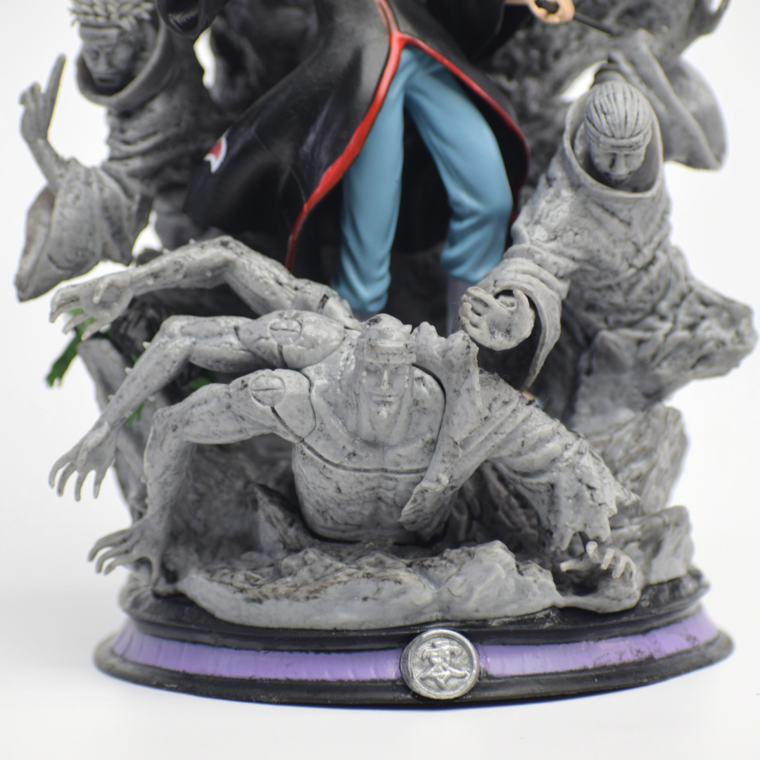 Naruto Shippuden Pain Six Paths Figure – Akatsuki Diorama Statue with Six Paths of Pain Base