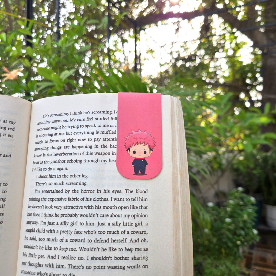 Jujutsu Kaisen Magnetic Bookmarks – Set of 6 | Chibi Gojo, Itadori, Megumi & More