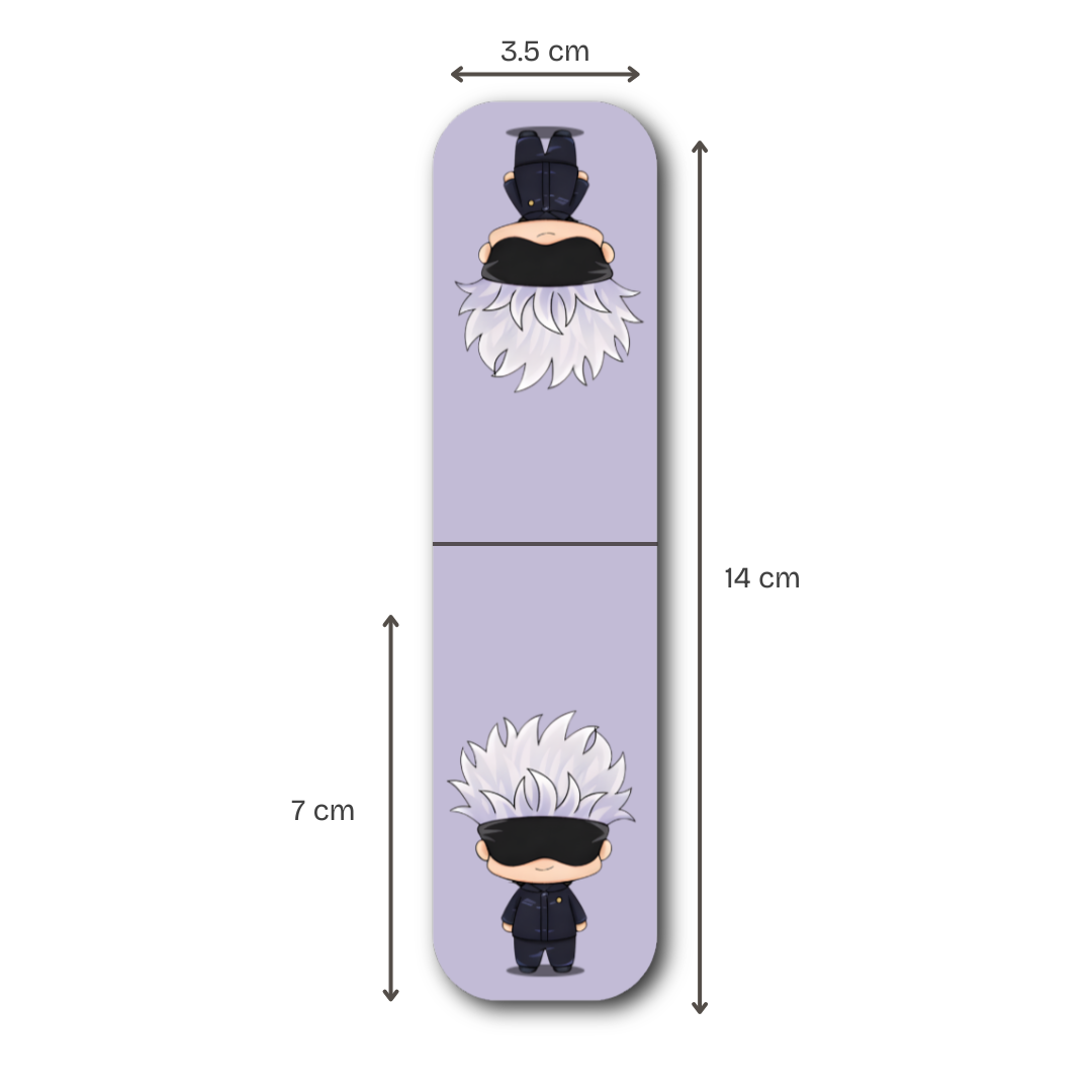 Jujutsu Kaisen Magnetic Bookmarks – Set of 6 | Chibi Gojo, Itadori, Megumi & More