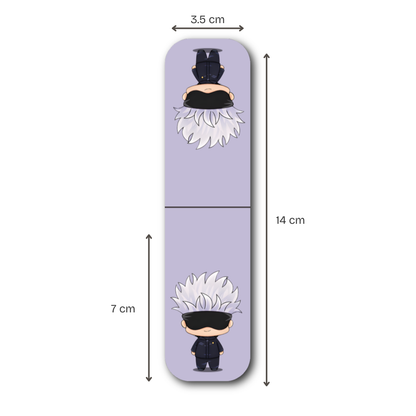 Jujutsu Kaisen Magnetic Bookmarks – Set of 6 | Chibi Gojo, Itadori, Megumi & More
