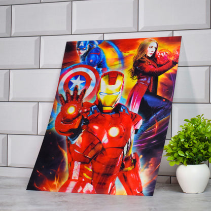 Avengers Action Trio Poster – 3D Lenticular A3 Poster