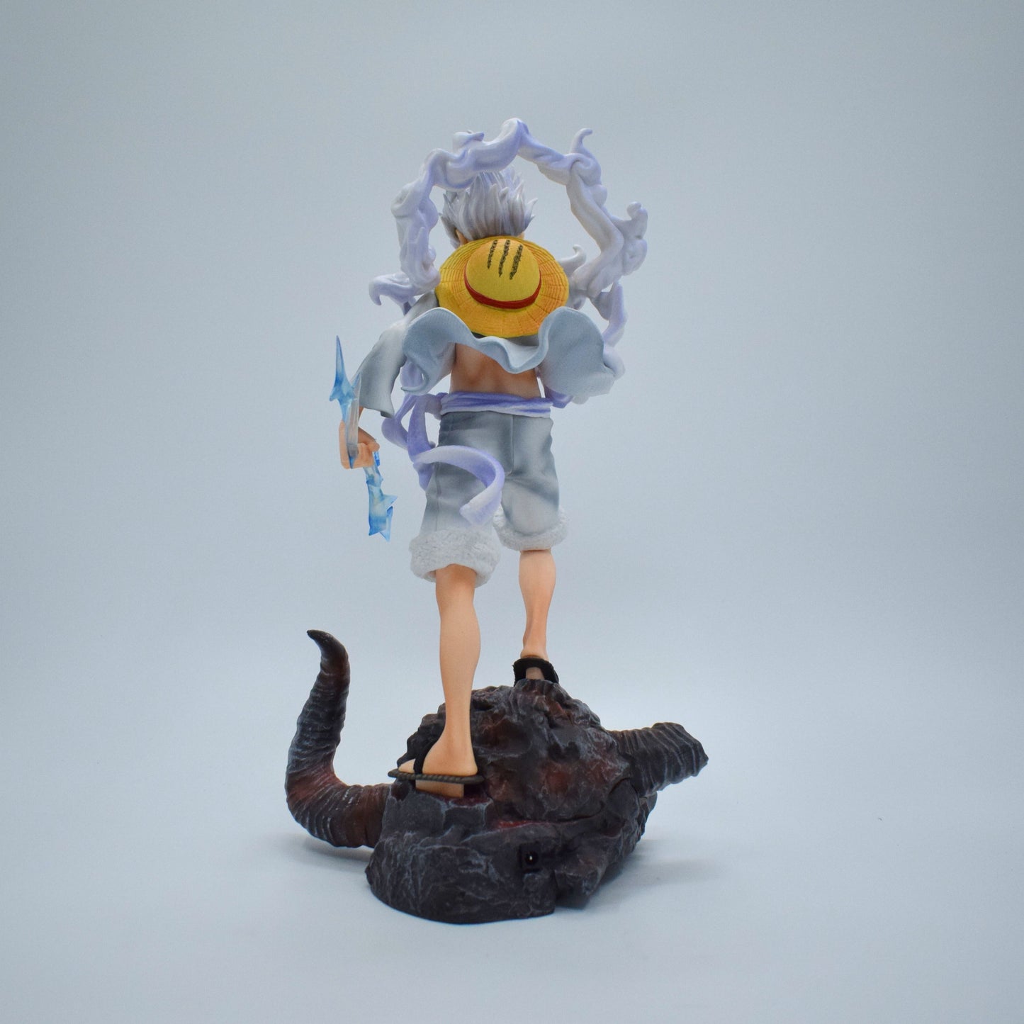 Gear 5 Luffy – 38cm Premium Anime Figure with LED Skull Base