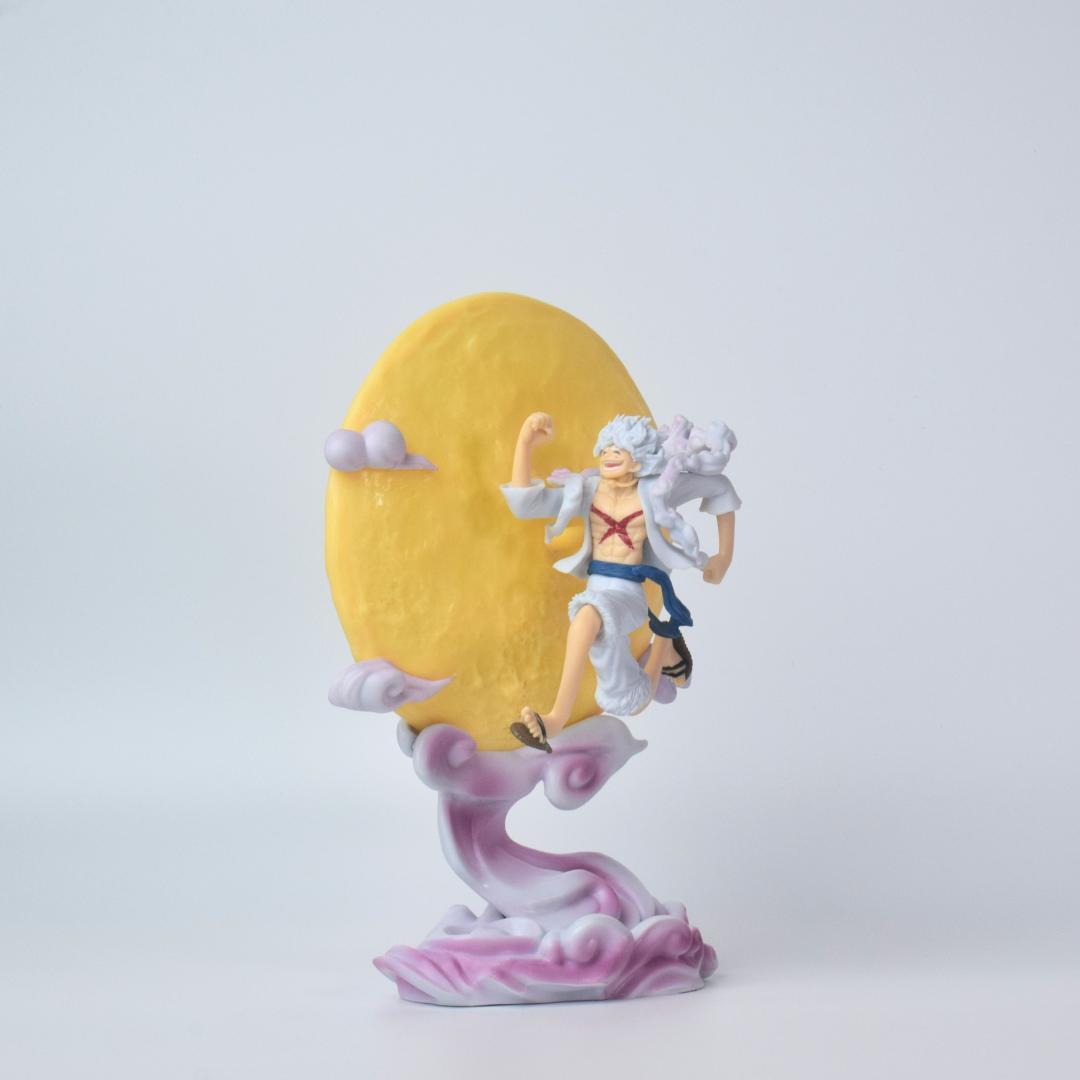 Monkey D. Luffy Gear 5 Moonlight Edition – 3D LED Anime Statue