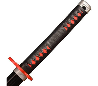 Tanjiro Kamado – Demon Slayer Flame Black Wooden Katana Replica (104 cm)