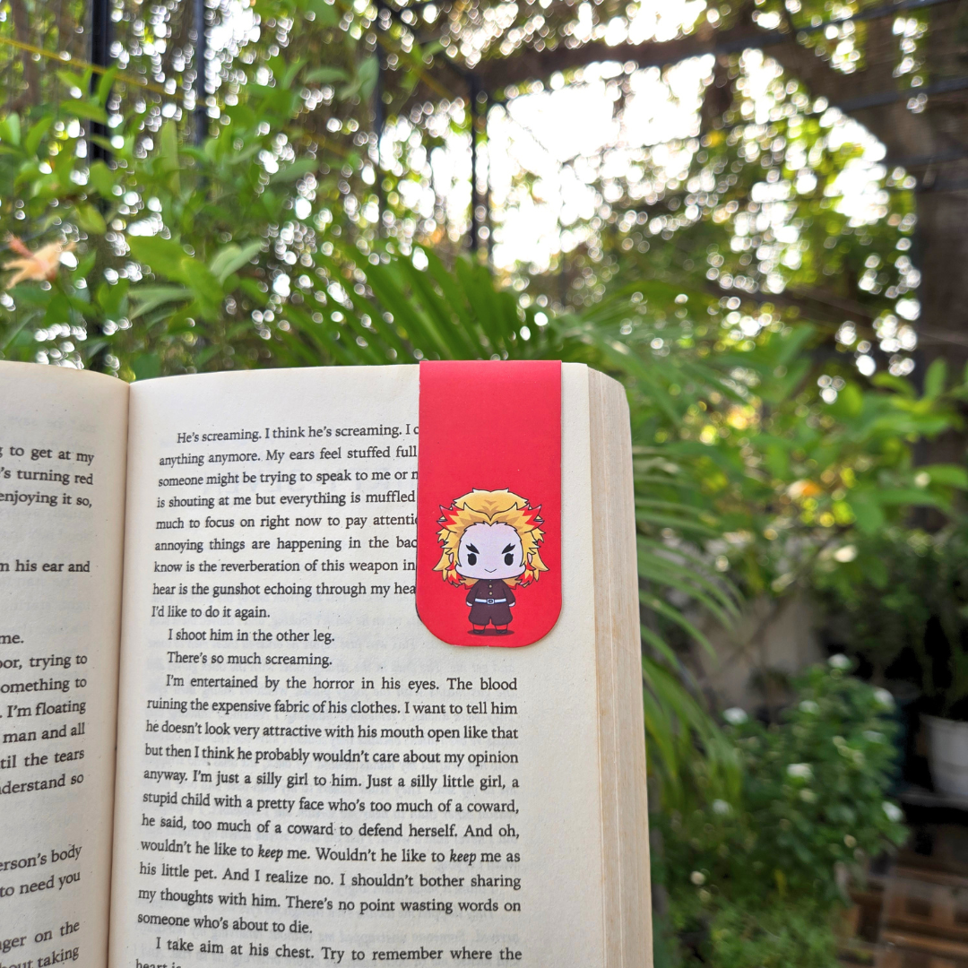 Demon Slayer Hashira Magnetic Bookmarks – Set of 9 | Chibi Mitsuri, Shinobu, Rengoku & More