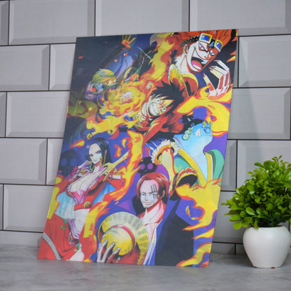 Straw Hat Pirates Collage – One Piece | 3D Lenticular A3 Poster