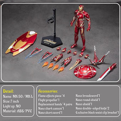 Iron Man Mark 50 Deluxe — ZD Toys Action Figure - image 5