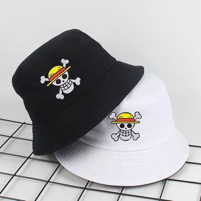 Straw Hat Pirates Bucket Hat – Premium Embroidered Anime Cap