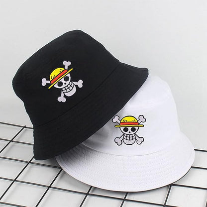 Straw Hat Pirates Bucket Hat – Premium Embroidered Anime Cap