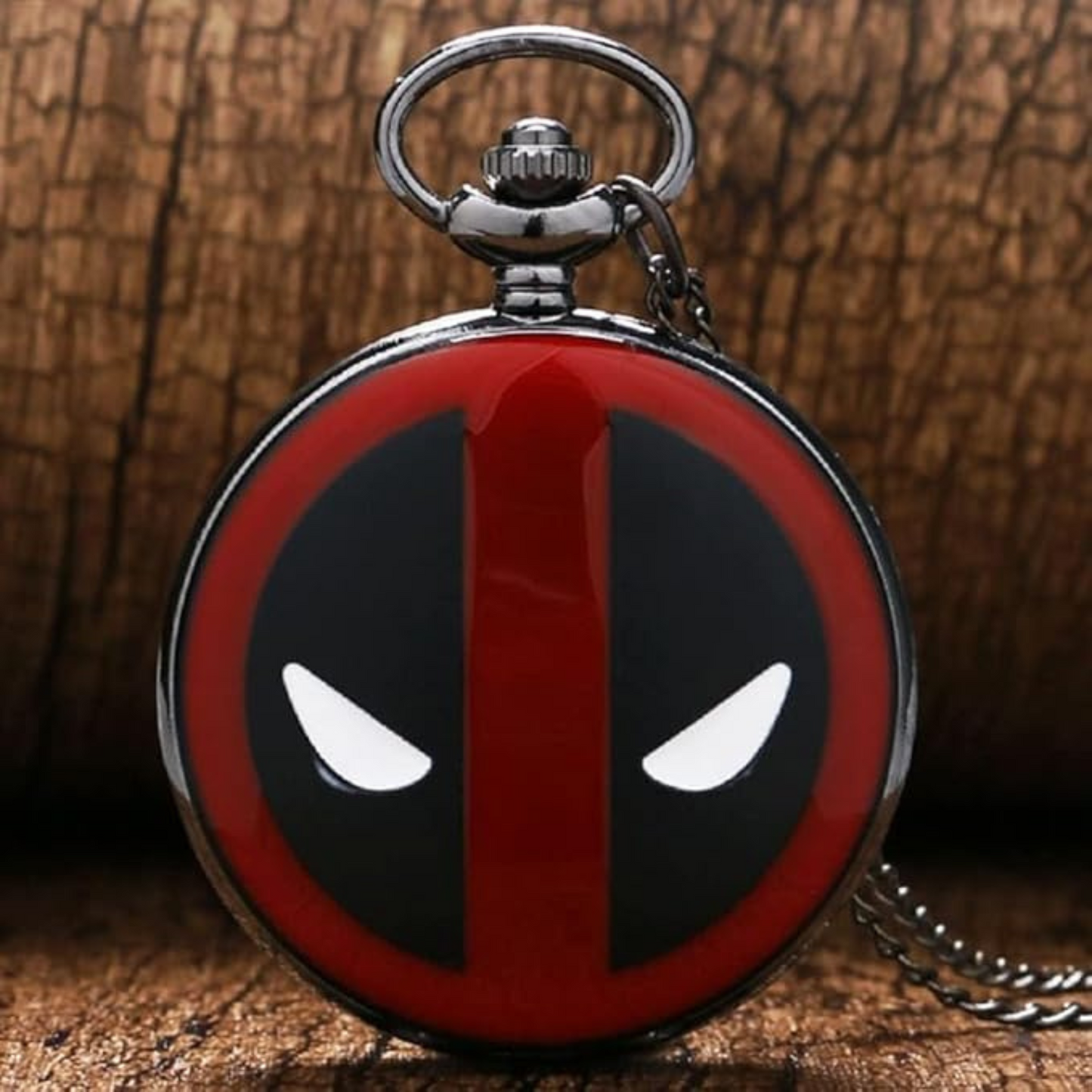Deadpool Pocket Watch Metal Keychain