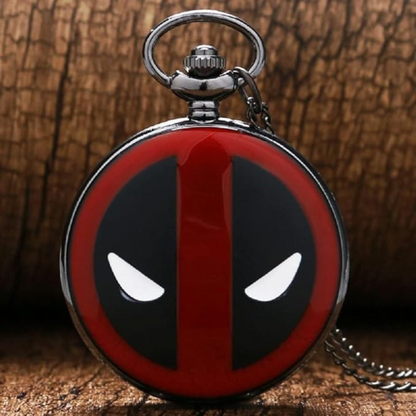 Deadpool Pocket Watch Metal Keychain