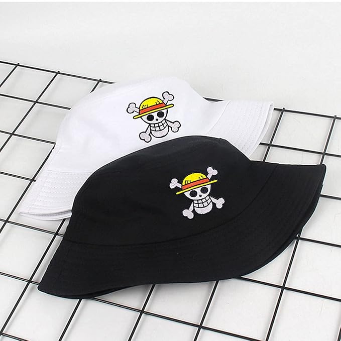 Straw Hat Pirates Bucket Hat – Premium Embroidered Anime Cap