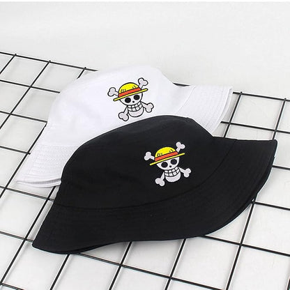 Straw Hat Pirates Bucket Hat – Premium Embroidered Anime Cap