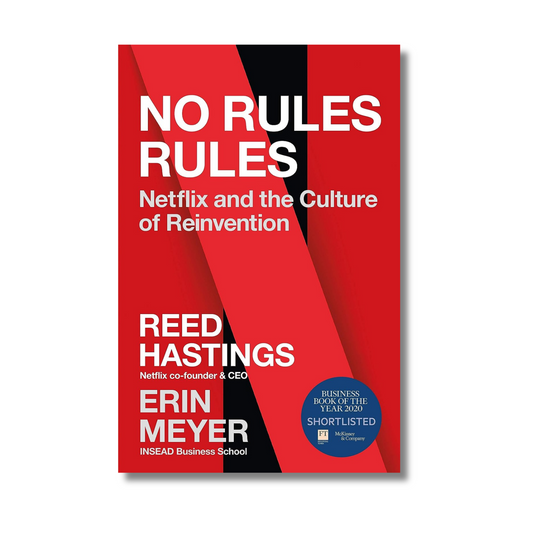 No Rules Rules By Reed Hastings & Erin Meyer (Paperback)