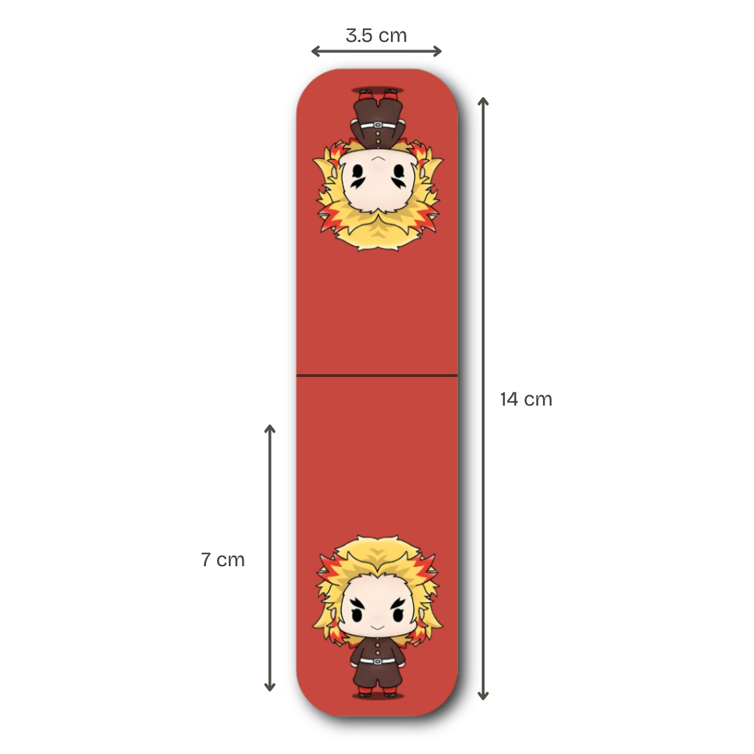 Demon Slayer Hashira Magnetic Bookmarks – Set of 9 | Chibi Mitsuri, Shinobu, Rengoku & More