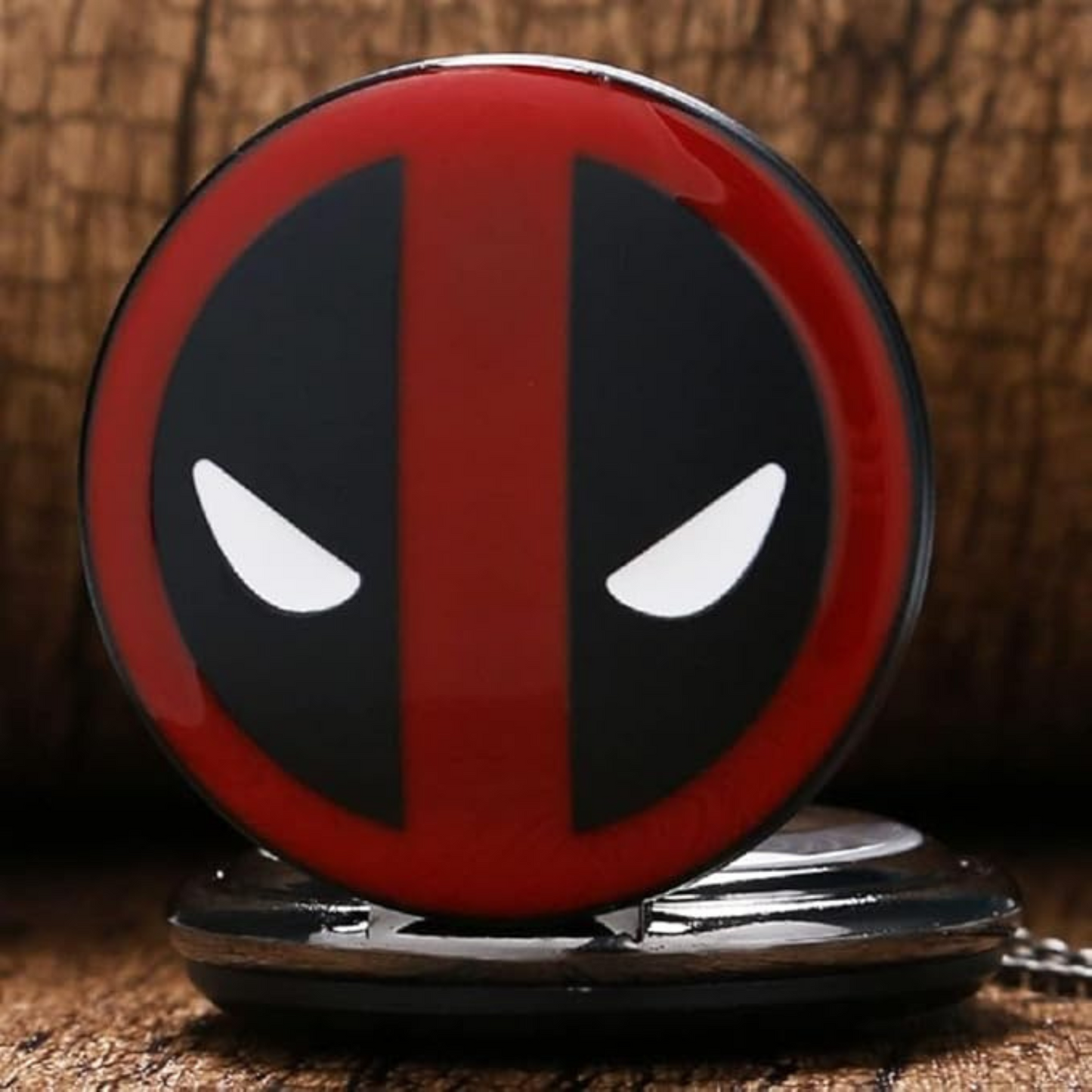 Deadpool Pocket Watch Metal Keychain