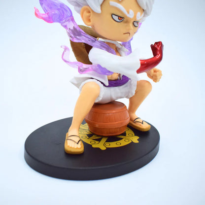 Monkey D. Luffy Gear 5 Barrel Pose Action Figure