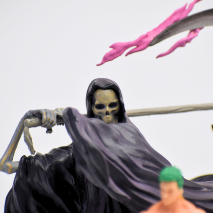One Piece Roronoa Zoro King of Hell Figure – Grim Reaper Diorama Statue with Kaido Base
